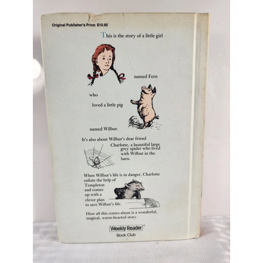 Charlotte's Web 1952 Hardcover Weekly Reader Books (Newberry Honor) E. B. White